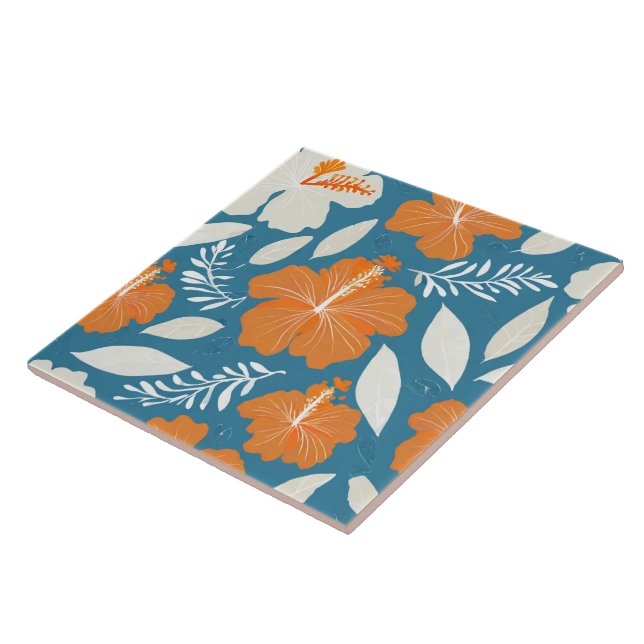 Seamless tile - tropical print (Side)