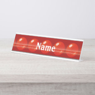 Seamless Tiles Desk Name Plate