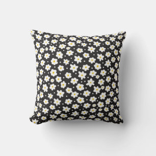Seamless tiny daisy vintage pattern background cushion