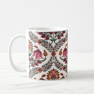 Seamless Traditional Mughalart,pattern,floral,flow Coffee Mug