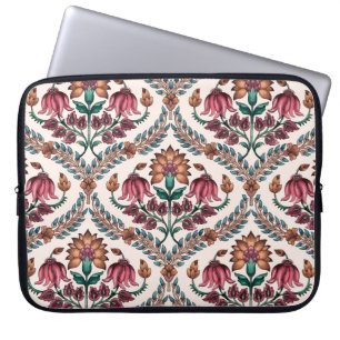 Seamless Traditional Mughalart,pattern,floral,flow Laptop Sleeve