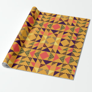 Seamless triangle pattern abstract background with wrapping paper