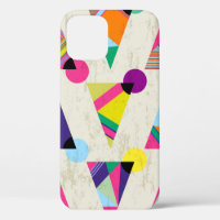 seamless triangle pattern background, hipster retr