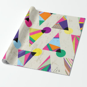 seamless triangle pattern background, hipster retr wrapping paper