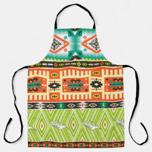 Seamless tribal pattern with geometric elements an apron