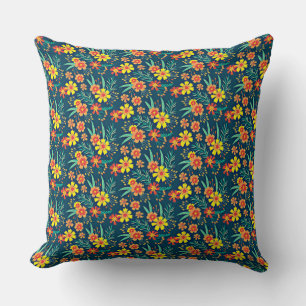 Seamless Tropical Floral Pattern-46566 Cushion