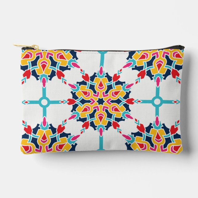 Seamless Turkish Colorful Design     Accessory Pouch (Front)