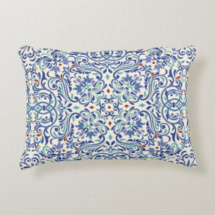 Seamless turkish colorful pattern. Endless pattern Decorative Cushion