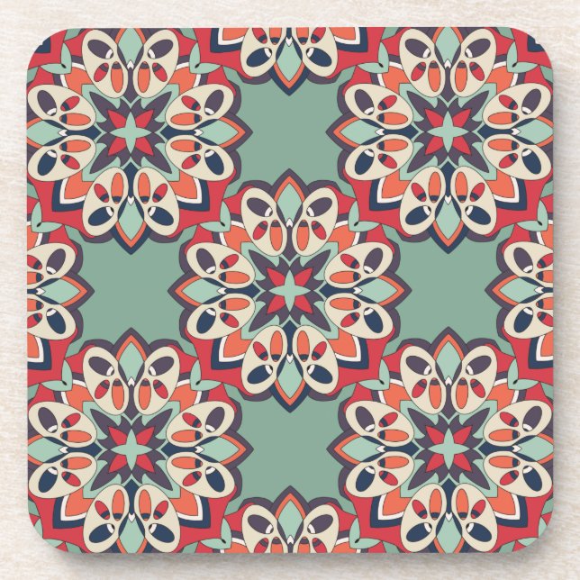 Seamless Turkish Colourful       Coaster (Front)