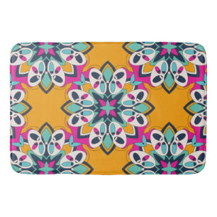 Seamless Turkish Colourful Cute Bath Mat