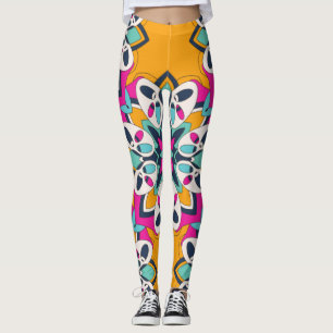 Seamless Turkish Colourful Cute Leggings