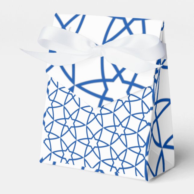 Seamless Turkish Colourful Design Arabic Cute      Favour Box (Front Side)