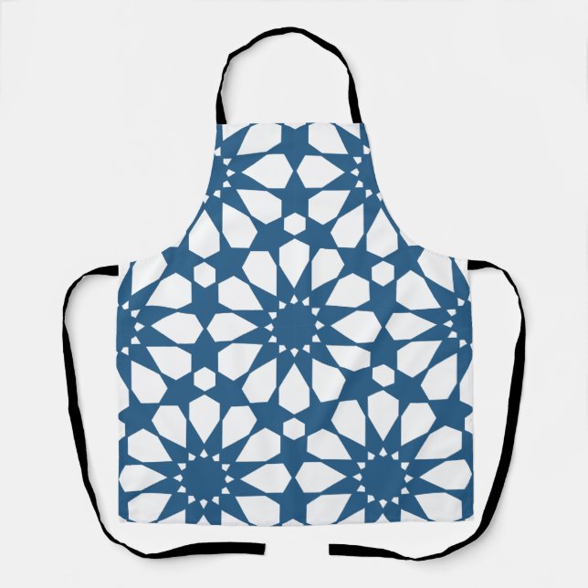 Seamless Turkish Colourful Design Cute     Apron (Front)