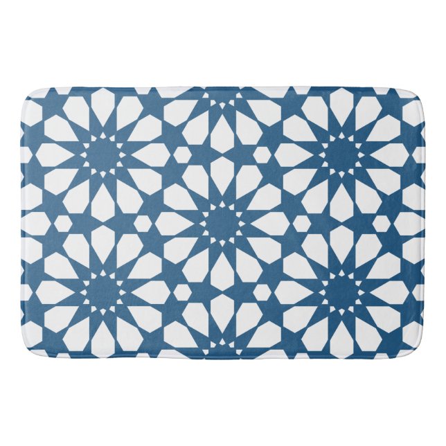 Seamless Turkish Colourful Design Cute   Bath Mat (Front)