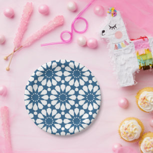 Seamless Turkish Colourful Design Cute Paper Plate