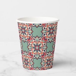 Seamless Turkish Colourful   Paper Cups