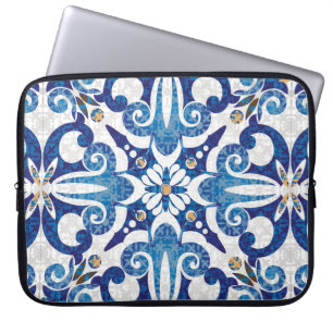 Seamless turkish colourful pattern. Vintage multic Laptop Sleeve