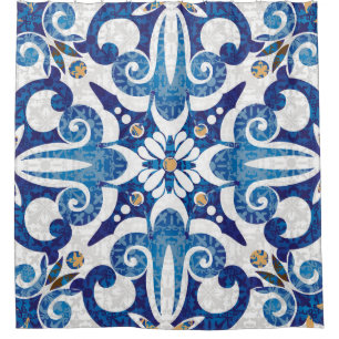 Seamless turkish colourful pattern. Vintage multic Shower Curtain