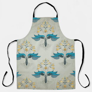 Seamless vintage background. Floral pattern in mod Apron