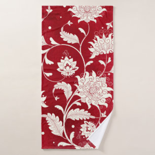 Seamless vintage background. Imitation of chinese Bath Towel