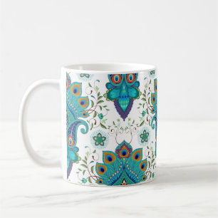 Seamless vintage background with oriental pattern. coffee mug