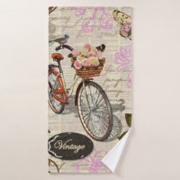 Seamless vintage background with roses,  butterfly