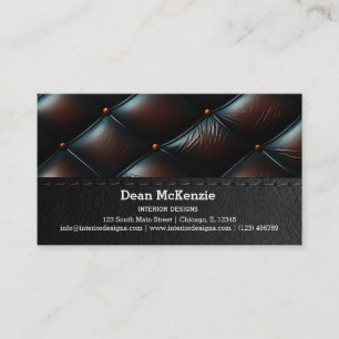 Seamless Vintage Embossed Business Card