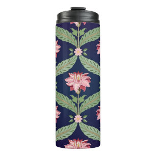 Seamless vintage floral background. Fantasy flower Thermal Tumbler