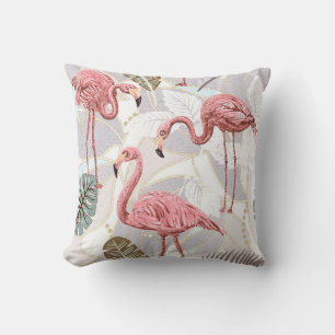 Seamless vintage floral pattern background with fl cushion