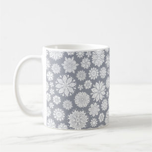 Seamless vintage floral pattern, spring/summer ba coffee mug