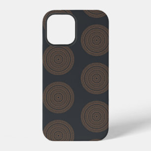 Seamless vintage mandalas. Vintage decorative elem iPhone 12 Case