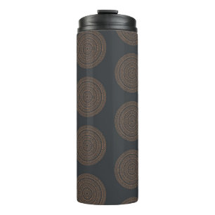 Seamless vintage mandalas. Vintage decorative elem Thermal Tumbler