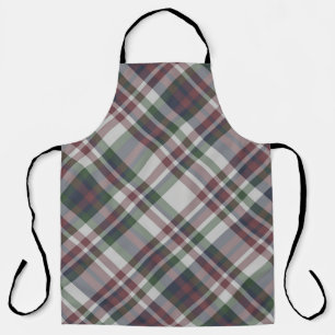 Seamless vintage multicolor tartan pattern. Plaid Apron