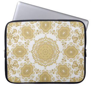 Seamless vintage ornamental texture, oriental, med laptop sleeve
