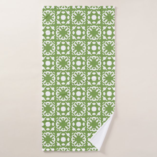 Seamless vintage pattern. Background with beautifu Bath Towel (Bath Towel)