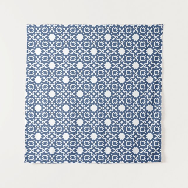Seamless vintage pattern. Background with beautifu Tapestry (Front)