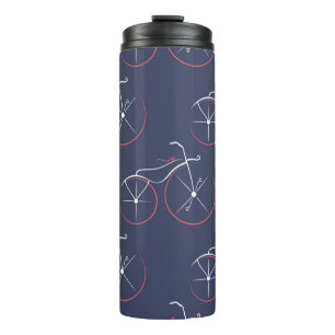 Seamless vintage pattern from the repeating ancien thermal tumbler