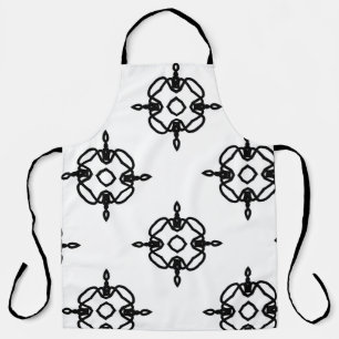 Seamless vintage pattern in geometric ornamental s apron