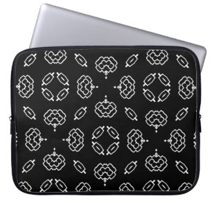 Seamless vintage pattern in geometric ornamental s laptop sleeve