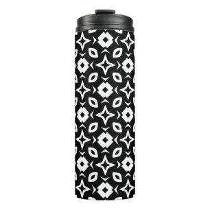 Seamless vintage pattern in geometric ornamental s thermal tumbler