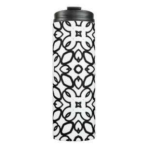 Seamless vintage pattern in geometric ornamental s thermal tumbler