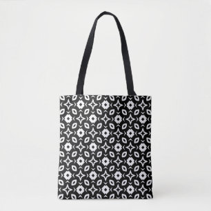 Seamless vintage pattern in geometric ornamental s tote bag