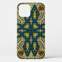 Seamless Vintage pattern in oriental style Flower
