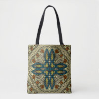 Seamless Vintage pattern in oriental style Flower