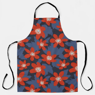 Seamless vintage pattern in Scandinavian style wit Apron