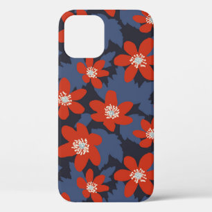 Seamless vintage pattern in Scandinavian style wit iPhone 12 Case