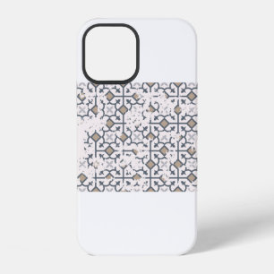 Seamless vintage pattern with an effect of attriti iPhone 12 case