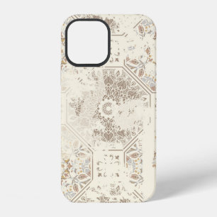Seamless vintage pattern with an effect of attriti iPhone 12 case