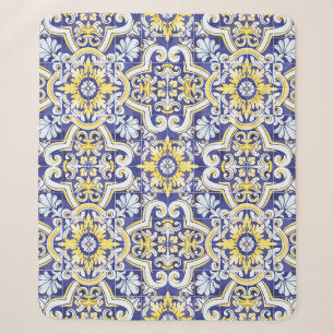 Seamless vintage pattern with an effect of attriti sherpa blanket
