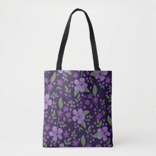 Seamless vintage pattern. wonderful lilac and purp tote bag